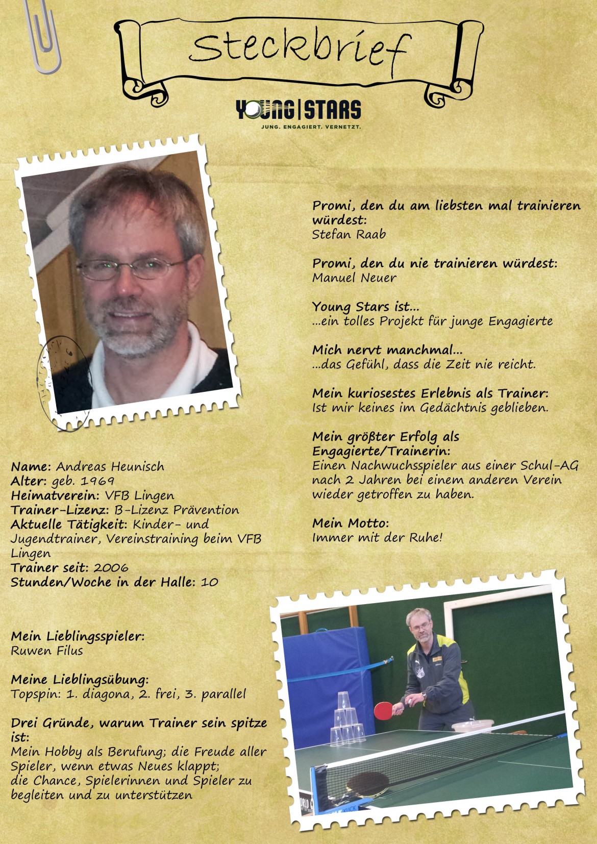 Steckbrief Andreas Heunisch