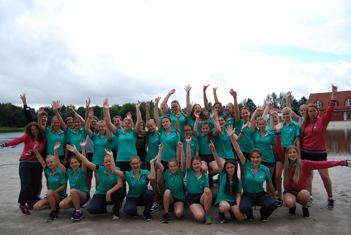 Die Teilnehmerinnen beim Girls Camp in Ihlow