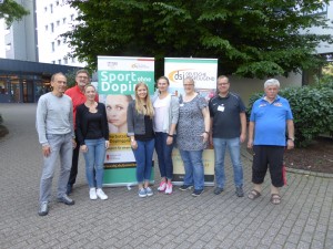 V.l.n.r.: Peter Lautenbach, Jörg Becker, Christina Gassner, Kerstin Breßler, Céline Denis, Wiebke Hartmanns, Dirk Kilian, Gerhard Treutlein.